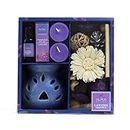 AuraDecor Aromatheraphy Diffuser Gift Set || Spa || Gifting || Thanks Giving || Potpourri || Tealight Candles || Diffuser (French Lavender)