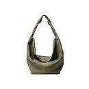 SKINII Women's Handbags， Borse di tela Donne Casual Signore Signore Borse Solid Color Spalla Borsa Semplice Semplici Semplice Borsa a tracolla (Color : Green)