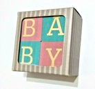 Uncle Goose Baby Blocks Hand Crafted Wooden Cubes x 4 Non Toxic Ink Ages 2+ 