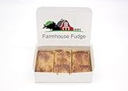 Farmhouse Fudge: 3 Piece Creme Brulee Fudge - Fresh Fudge Candy with Butter and Cream, No Marshmallows! Smooth and Creamy Fudge Gift Box - (24 Ounces)