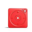 Mighty Vibe Spotify and Amazon Music Player - Bluetooth & Wired Headphones - 1,000+ Song Storage - No Phone Needed Digital Audio Player - Red