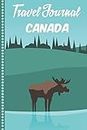 Travel Journal Canada: Diary or Notebook, 108 pages ILLUSTRATED, Holiday Activity Book to Be Filled, Diary Book for his Travel, Gift to Offer