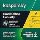 Kaspersky Small Office Security | 9 Geräte 9 Mobil 1 Server | 1 Jahr | Windows/Mac/Android/WinServer | für kleine Unternehmen | Aktivierungscode per Email