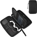 UNIGEAR Hard Travel Tech Organizer Case Bag for Electronics Accessories Charger Cord Portable External Hard Drive USB Cables Power Bank & more(Large, Black, ethylene_vinyl_acetate, pack of 1)
