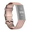 Watch Bands,Watch Strap Color Buckle TPU Wrist Strap Watch Band for Fitbit Charge 4 / Charge 3 / Charge 3 SE, Size: S