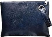 MILEVO Tote Handbag,Fashion Handbags Women Solid Color Faux Leather Wallet Cellphone Purse With Zipper Large Envelope Clutch Bag Lightweight Multifunctional Women Shoulder Bag