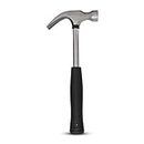Tools Bae - 16 oz Curved Claw Hammer with Rubber Grip | Heavy Duty & Heat Treated Shaft Hammer for Home Construction Demolition Tearing Splitting Wood with Comfort Non Slip Rubber (Black)
