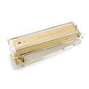 Gold Stapler for Desk - Cute Stapler for Office - Clear Acrylic Stapler - Deskto