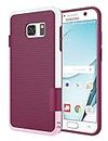 Jeylly S7 Case, S7 Cover, Shock Proof Ultra Slim Rugged Bumper Hybrid Soft TPU & Hard PC Protective Anti-slip Case Cover Shell for Samsung Galaxy S7 S VII G930 GS7 - Wine