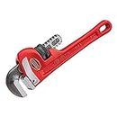 RIDGID 31020 14-inch Heavy-Duty Straight Pipe Wrench, 14-inch Plumbing Wrench, Red