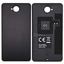 For for Microsoft Lumia 650 Wood Texture Battery Back Cover with NFC Sticker