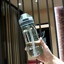 Vaso de paja Botella de agua de plástico