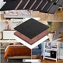 DIY Crafts 24 Pcs, 25mm, 1 INCH 1X1 INCH Square Non Slip Furniture Wall Glass Pad/Gripper Self Adhesive Rubber Protector Wood Floor Furniture Protect Hard Floor Protect Carpet (24, 1 INCH 1X1 INCH)