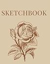 Sketchbook [100 pages] [8.5” x 11”] [White]: Large Sketchbook with 100 pages blank paper for Drawing, Doodling and Painting