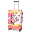 NOVEX Disney 22 Inch Original Minnie Mouse Unbreakable Hard Sided Polycarbonate Kids Trolley Bag for Travel (Pink - 22") / Kids Trolley Luggage/Kids Trolley Suitcase with 4 Wheel
