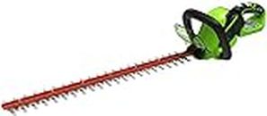 Greenworks 24-Inch 40V Cordless Hedge Trimmer with Rotating Handle, Battery Not Included 22332