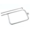 Uniflasy 65032 Burner Tube for Weber Q300, Q320, Q3000, Q3200 Gas Grills, Stainless Steel Grill Burner Tube Set Replacement for Weber Q Series 60036, 80385, 13122, 404341, 57060001, 586002 Gas Grills