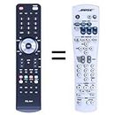 New RC28T1-27 Sub RC28T1-40 Replacement Remote Control Compatible for Bose Lifestyle Mediacenter AV28
