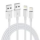 Hi-Mobiler iPhone Charger Lightning Cable,2 Pack Apple MFi Certified USB iPhone Fast Chargering Cord,Data Sync Transfer for 13/12/11 Pro Max Xs X XR 8 7 6 5 5s iPad iPod More Model Cell Phone Cables