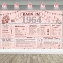 Rose Gold 60Th Birthday Party Decorations for Women, Back in 1964 60Th Birthday 