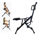 Total Crunch Power Rider Fitness Abdominal Workout Full Body Exercise w Monitor