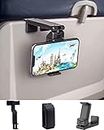 Airplane Cell Phone Holder,NOZEWOWA Handsfree Universal in Flight Phone Mount Clip Portable Foldable Travel Essentials for Flying Plane Tray Seat Back Voyage Gadget Women Men Toddler