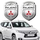 CarMetics Pajero Owners Club Sticker can be Used on Fenders Doors Dickey Set of 2 pcs for All Cars Customized All Cars of This Car Brand 3D Letters for Bonnet