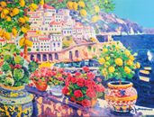 Athos Faccincani Serigrafia Limoni profumi di Amalfi pop arredo casa arte