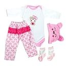 ZIYIUI Reborn Dolls Clothes 20-22 inch Clothing Doll Accessories Outfit Newborn Girl Boy Clothes Reborn Dolls Clothes for 0-3 Months Reborn Doll Kit