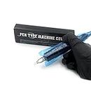 EZ Tattoo Machine Covers - 200pcs (2 inch X 6.4 inch) Disposable Tattoo Pen Machine Bags Blue Cartridge Machine Sleeves for Wireless Battery Tattoo Pen Machine (Blue)