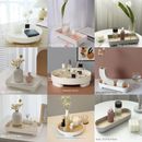 Almacenamiento de escritorio de madera estante perfume aromaterapia mesa cosmética caja