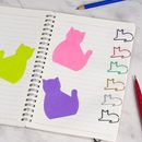 20Pcs Silhouette Cat N Times Stickers  for School Stationery Office Supplies