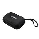 Hard Drive Carrying Case：Shockproof Travel Pouch for External Hard Drive-Portable Universal Carry Bag for Power Bank, Cell Phone, Cable, Cord Electronic Accessories Organizer Storage Zipper- Black