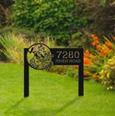 Personalized Bird Garden Yard Stakes Address Sign House Number Plaque Home Decor