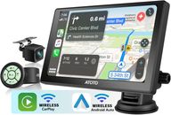 ATOTO P8 Wireless Carplay Car Stereo, 7" GPS, Android Auto Vehicle Electronics