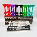 TOSSIT Game Set - Indoor, Outdoor Suction Cup Throwing Party Game - Family Friendly - Twin Pack - Red Cyan Purple Green - Portable Fun That Sucks!