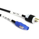 Pro Co PWRCON/15M-10 NEMA 5-15P to powerCON Cable - 10 foot