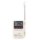 RCSP Plastic Body Digital Thermometer with On/Off Temperature Alarm Function | Portable MultiStem Thermometer with Display LCD & External Sensing Probe, Accurate Multi Temperature Meter