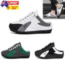 Men's Sports Backless Shoes Loafers Open Back Sneakers Slip-on Mule Slippers AU
