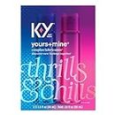 K-Y Yours + Mine Couples Personal Lube, Two Personal Lubricants, Water Based Lube for Women & Glycerin-Based Lube for Men, 2 x 1.5 FL OZ