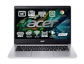 Acer Chromebook 314 CB314-2H-K655 – Computer portatile 14" FullHD (ARM Cortex A73, 4GB RAM, 64GB SSD, ARM Mali-G72 MP3, Chrome OS) Argento – Tastiera QWERTY spagnola
