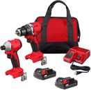 Milwaukee M18 18-Volt Lithium-Ion Brushless Cordless Compact Drill/Impact Combo