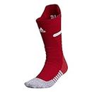 adidas Unisex Adizero Football Cushioned Crew Socks (1-Pair), Team Power Red/Core White, Medium