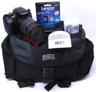Canon EOS Rebel T3 Digital SLR Camera W 75-300mm Lens New Batt / 2x 16GB Bundle