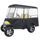 600D Golf Cart Driving Enclosure Cover 84" for 4 Passenger Club Car EZGO YAMAHA