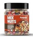 PrettyNutty Healthy Nutmix 250g, Dried Almonds, Black Raisins, Cashewnuts, Cranberries, Green Raisins, Walnut Kernels & Many More.