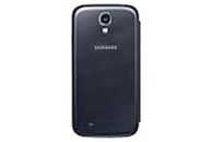 Samsung S-View - Funda para móvil Galaxy S4 (Pantalla frontal, teclas laterales para activar la pantalla), color negro