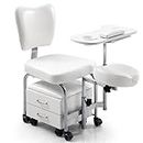 GreenLife® Manicure Table Set With Stools Nail Salon Station With Storage Draws
