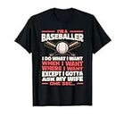 Béisbol - Jugador Equipo Deporte Baseball Camiseta