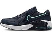 Nike Air Max Excee Sneaker, Obsidian Emerald Rise Jade Ice White, 6 UK